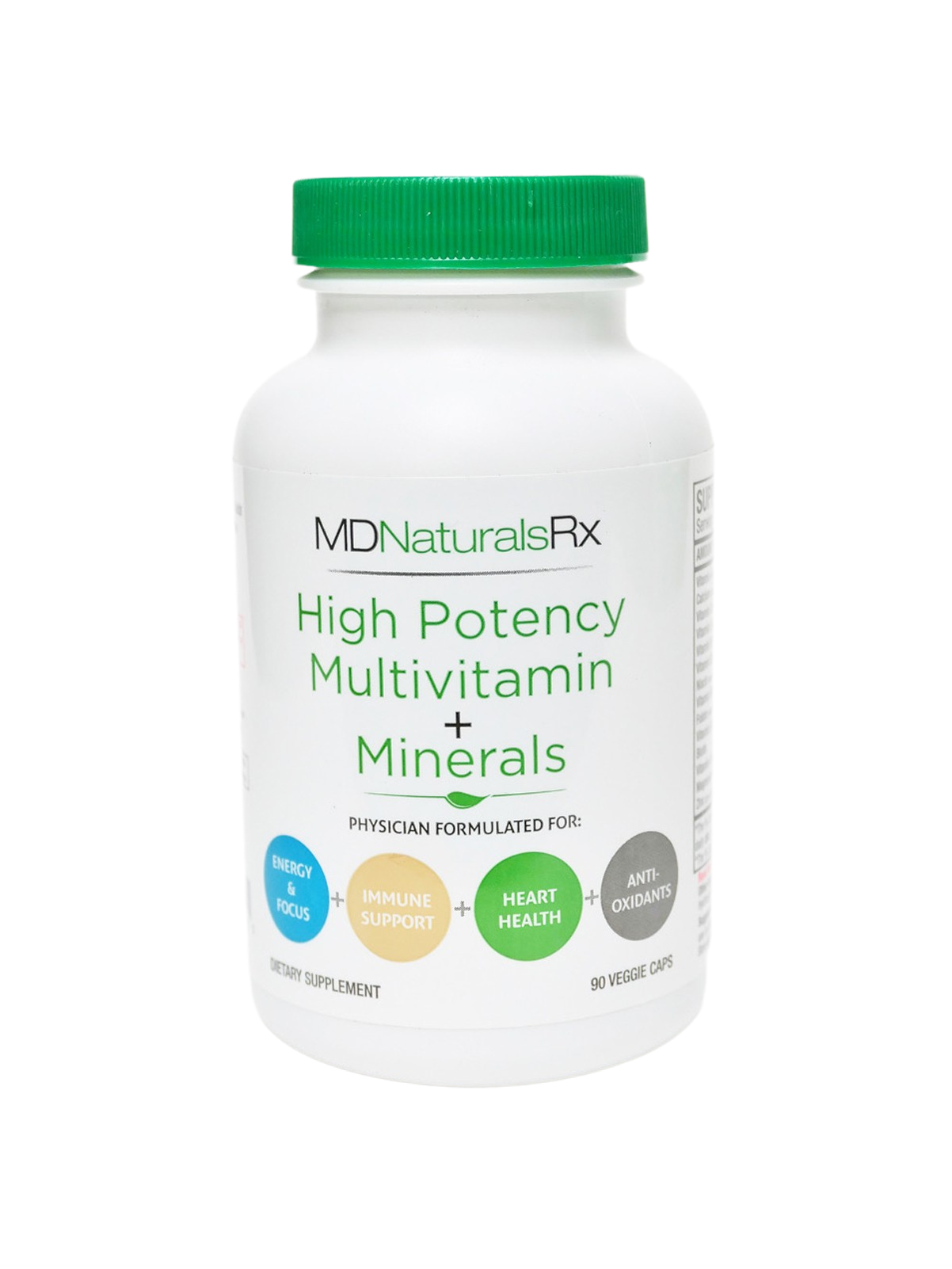 High Potency Multivitamin + Minerals - MDNaturalsRx | Physician-Formulated, All Natural Supplements