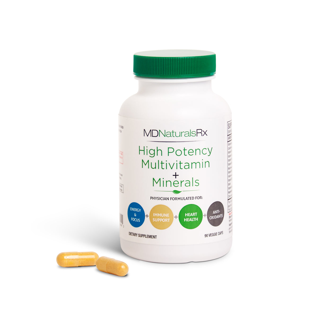 High Potency Multivitamin + Minerals - MDNaturalsRx | Physician-Formulated, All Natural Supplements